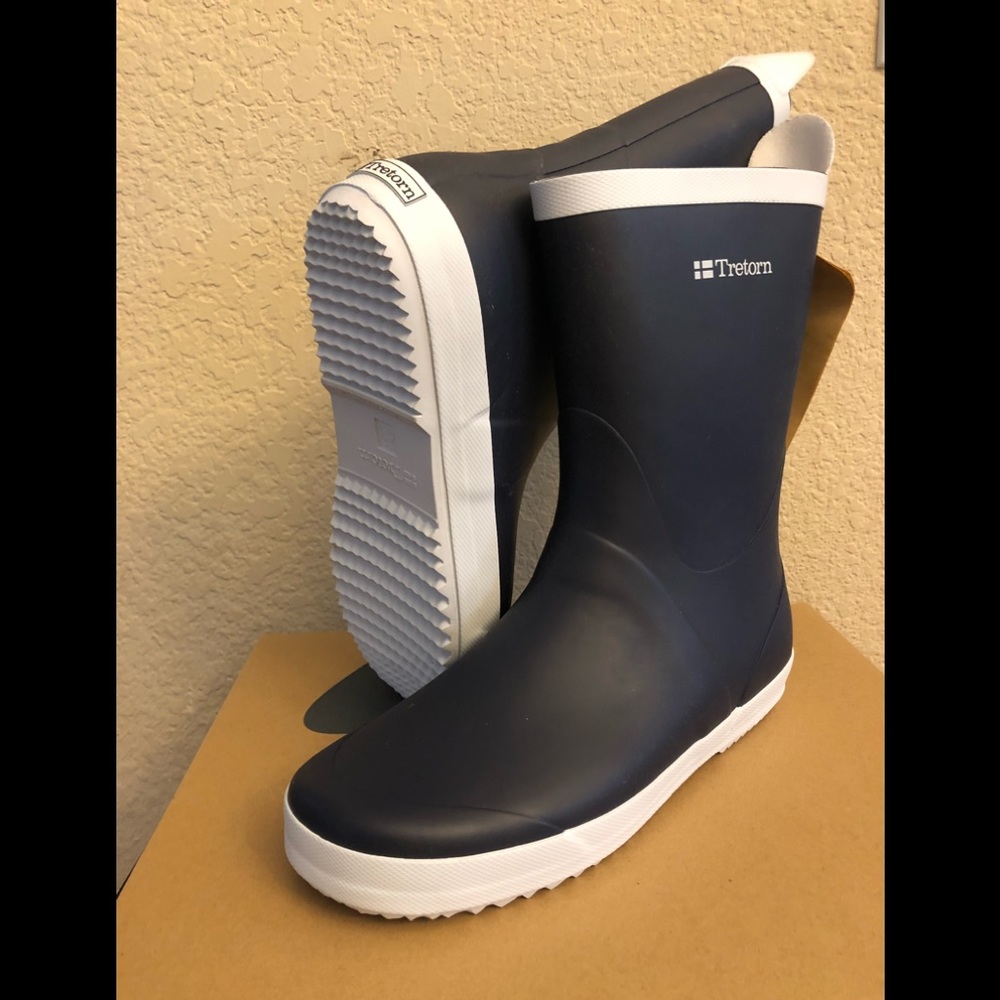 Tretorn Rain Boots for Women (Dark Blue Color)